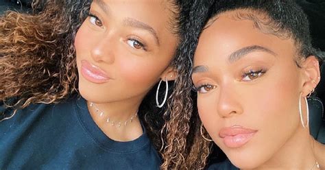 Jordyn Woods Nearly Identical Sister Jodie Joins Her On Set