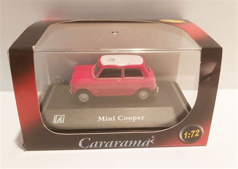 Mini Cooper Diecast Car Red Scale 172 Cararama Oxford New Ebay