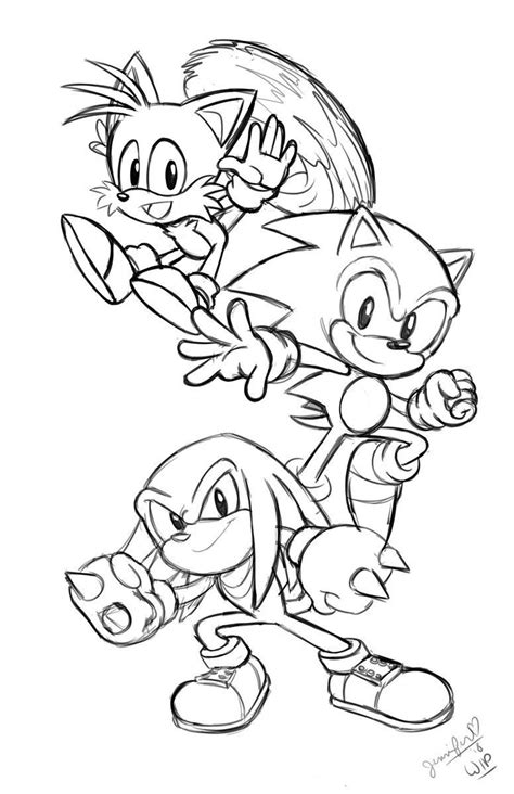 Sonic Boom Knuckles Coloring Pages Thekidsworksheet