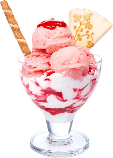 Strawberry Parfait Ice Cream Png Image Purepng Free Transparent Cc0