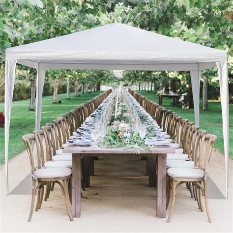 Outdoor shade tents like hardtop gazebos, pergolas and canopies are the right accessories to have for your next party or to enjoy all year round. Ktaxon 10'x10'/10x30' Canopy Tent Party Wedding Outdoor ...