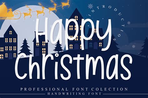 Happy Christmas Font