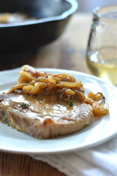 Pork Chops With Dijon White Wine Sauce Platings And Pairings Easy