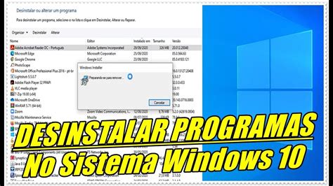 Passo A Passo Completo Para Desinstalar Programas No Windows