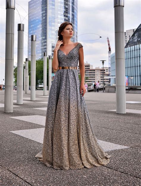 Мерцающее вечернее платье Trinity Serenity C0038 — купить в Москве