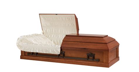 Casket Poplar Satin Light Cercueils Concept