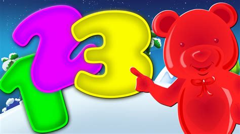 Jelly Bears Numbers Song Learn Numbers 123 Nursery Rhymes Kids