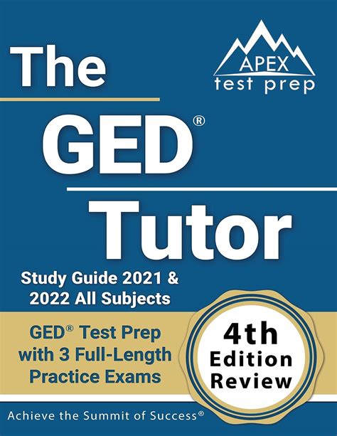 Buy The Ged Tutor Study Guide 2021 And 2022 All Subjects Ged Test Prep