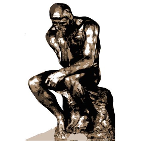 The Thinker Drawing ~ Thinker Drawing Rodin Paintingvalley Drawings
