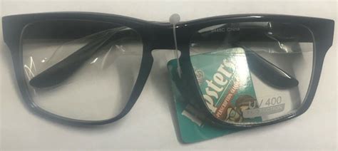 Hipsters Oversized Glasses Clear Lens Non Prescription Nerd Glasses Retro Black Ebay