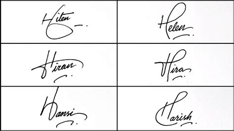 How To Draw Signature Like Billionaire Beautiful Signature Alphabet H