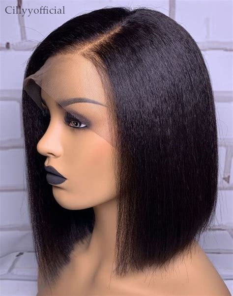 Short Natural Hair Wigs Lace Frontal Wigs Short Hair Wigs Etsy Lace Front Wigs Blonde Hair