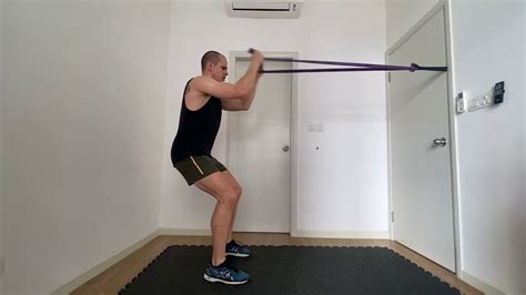 Resistance Band Biceps Curl High Youtube