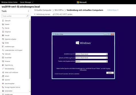 Windows Admin Center Virtuelle Maschinen Erstellen Und Konfigurieren Gast Os Installieren