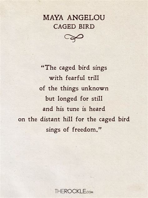 Caged Bird By Maya Angelou CelestialPets