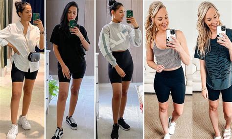 How To Style Biker Shorts Sexy Casual Dressy Quirky Ideas For Girls Her Style Code