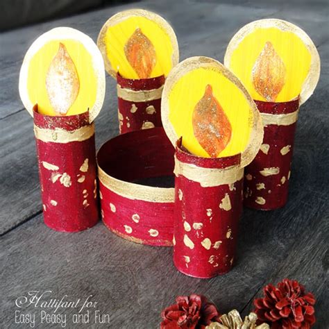 Toilet Paper Roll Advent Wreath Easy Peasy And Fun