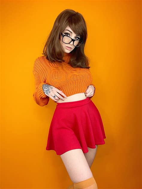 Kayla Erin Women Model Cosplay Scooby Doo Velma 42 Off