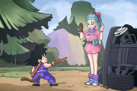 Artstation Goku Meets Bulma