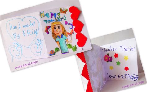 See more ideas about teachers day card, teachers' day, teachers diy. Lovely Arts & Crafts ^v^: # 7 Teacher's day card