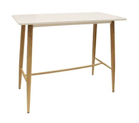 Idées de décoration de maison. Mange-debout Rectangulaire Plateau Blanc - Sooma - Table ...
