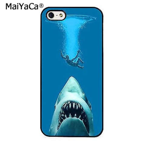 Maiyaca Jaws Shark Great White Sea Ocean Phone Case Cover For Iphone 4