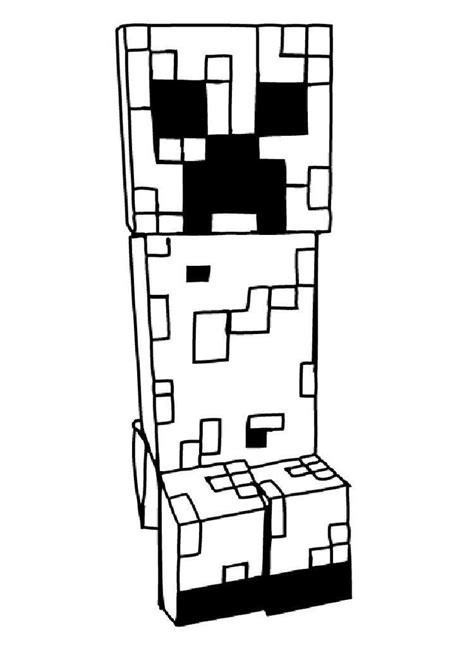 Coloring Pages Of A Christmas Creeper