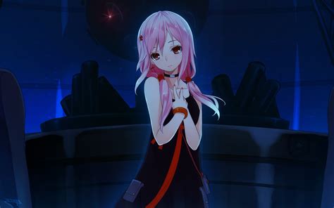 1600x1200 Anime Anime Girls Guilty Crown Yuzuriha Inori Pink Hair