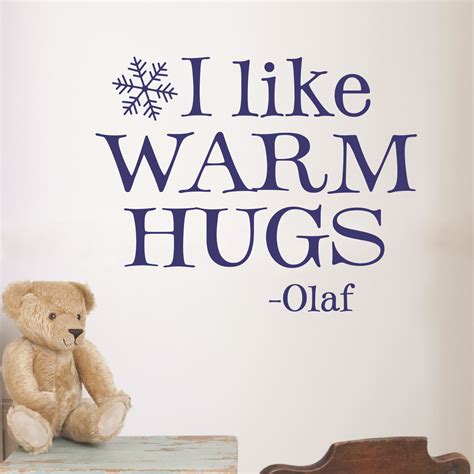 Warm Hugs Wall Quotes Decal