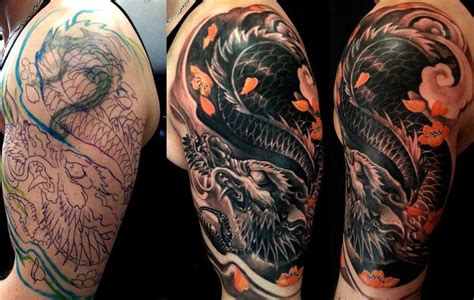Dragon Cover Up Tattoos Tattoos