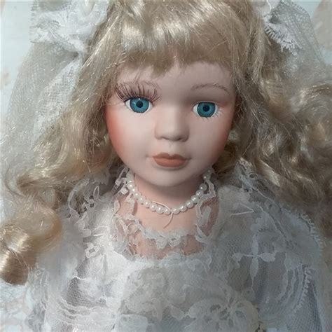 Lot Detail 16 Porcelain Doll With Stand