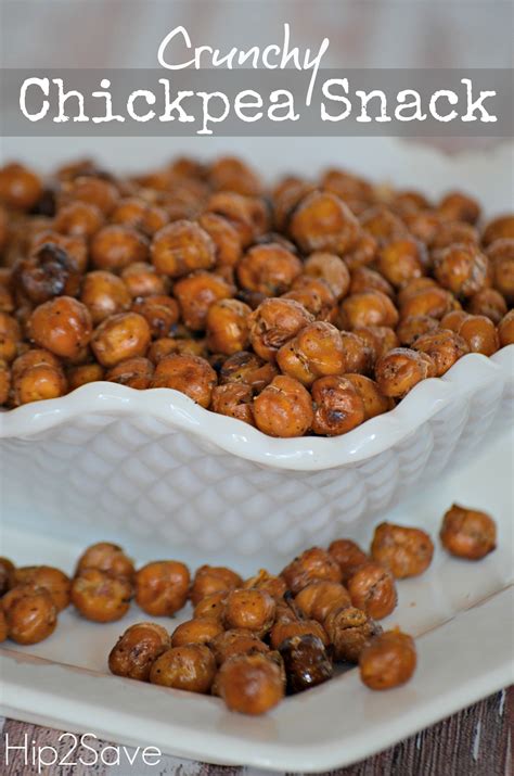 Crunchy Roasted Chickpea Snack Recipe Hip2save