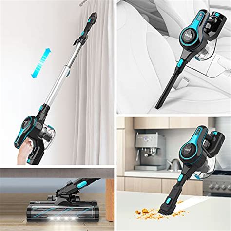 Inse Cordless Vacuum Cleaner 6 In 1 Powerful Suction Lightweight Stick