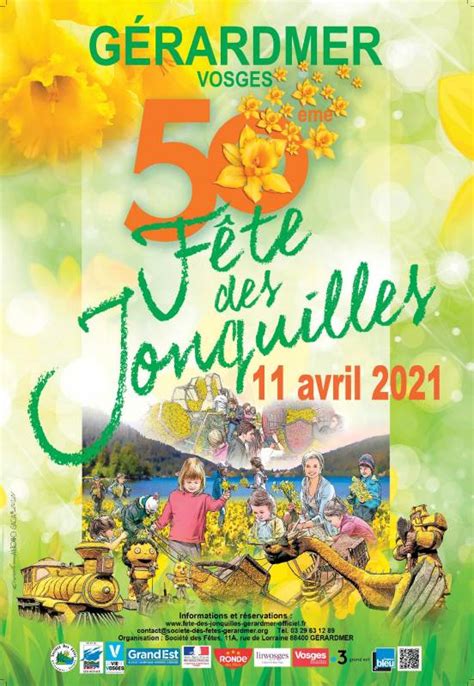 En raison de la crise sanitaire, cette 46e cérémonie se déroulera devant un public réduit : La Fête des Jonquilles 2021 dévoile son affiche - La plaine des Vosges info