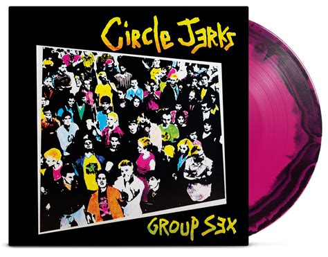 circle jerks ‘group sex lp 40th anniversary black and pink vinyl
