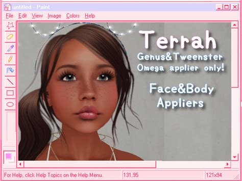 Second Life Marketplace ♥ E Girl ♥ Terrah Skin Genus Tweenster Omega Skin