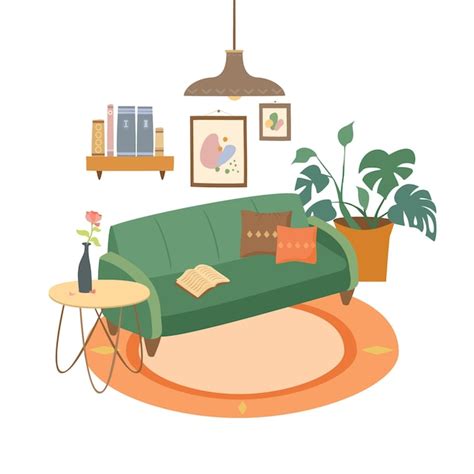 Premium Vector Living Room Design