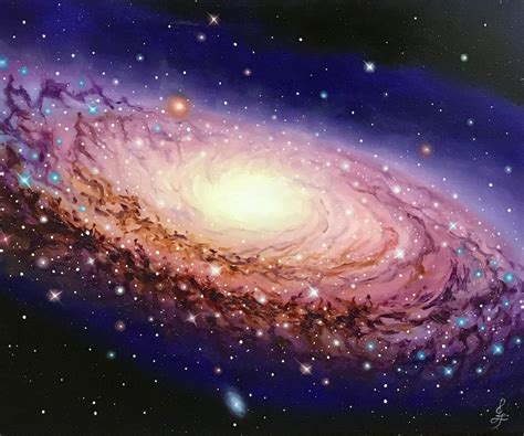 Andromeda Galaxy Space Art Scifi Art Astronomy Zodiac T Etsy