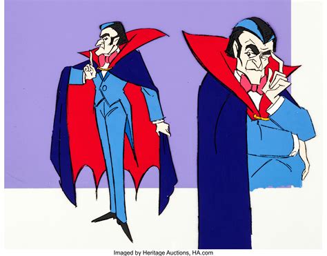Drak Pack Big D Dracula Color Model Animation Art Hanna Barbera