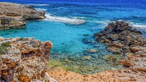 3840x2160 Ayia Napa Beach Beautiful Calm Cyprus Daylight Horizon