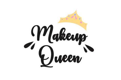 Makeup Queen Svg Cut File By Creative Fabrica Crafts · Creative Fabrica