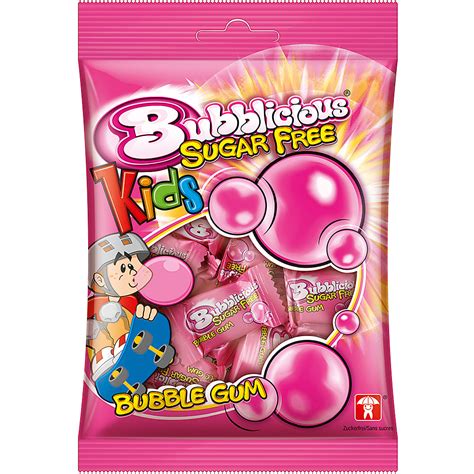 Achat Bubblicious Kids · Chewing Gum Sans Sucre · Avec édulcorants Pour