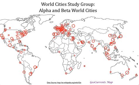 Mapping “global Cities” Geocurrents