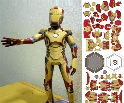 Friends this video is very interesting because i m going to show you how to make (iron man) hand easy at home by using. Iron Man Mark 42 Paper Toy In Micas Style - by Vladimir ...