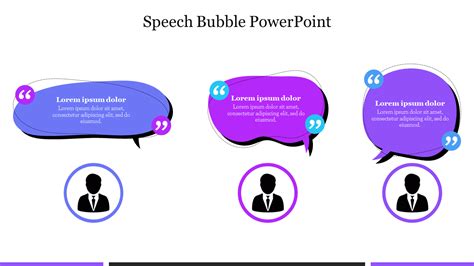 Download Speech Bubble Powerpoint Presentation Slide