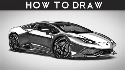 How To Draw A Lamborghini Huracan All About Lamborghini