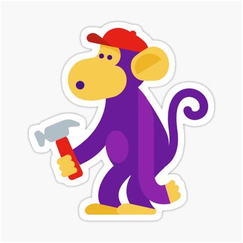 Youtube Error Monkey Stickers Redbubble