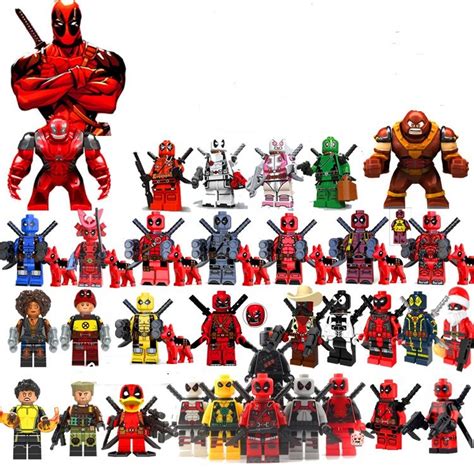 All Marvel Deadpool Minifigures Fit Lego