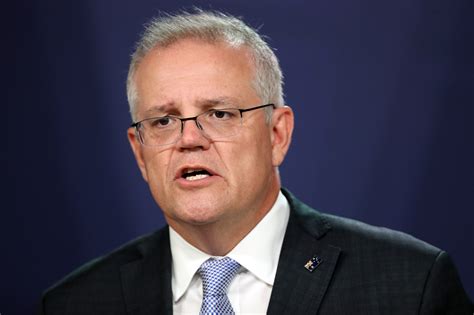 Australias Pm Scott Morrison Calls For Manufacturing Boost Ahead Of