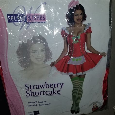 Dresses Strawberry Shortcake Womens Halloween Costume Poshmark